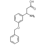 CAS 登录号：299439-16-0， 3-氨基-3-[3-(苄氧基)苯基]丙酸