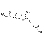 CAS#: 29953-53-5, Methyl 5-[2-(4-Methoxy-2-Methyl-4-Oxobutyl)-5-Methyl-1,3-Dioxolan-4-Yl]Pentanoate