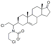 CAS 登录号：2998-59-6， 17-氧代-5-雄甾烯-3beta-基-N,N-二(2'-氯乙基)氨基甲酸酯