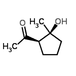 CAS#: 299895-60-6, 1-[(1R,2S)-2-Hydroxy-2-Methylcyclopentyl]Ethanone