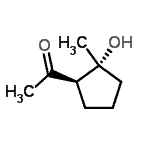 CAS#: 299895-61-7, 1-[(1R,2R)-2-Hydroxy-2-Methylcyclopentyl]Ethanone