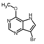 CAS 登录号：299916-83-9， 7-溴-4-甲氧基-5H-吡咯并[3,2-d]嘧啶