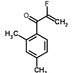 CAS 登录号：30005-17-5， 1-(2,4-二甲基苯基)-2-氟-2-丙烯-1-酮