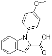 CAS 登录号：300365-79-1， 1-(4-甲氧基苯基)-1H-吲哚-2-羧酸