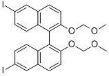 CAS 登录号：300369-65-7， (R)-6,6'-二碘-2,2'-二(甲氧基甲氧基)-1,1'-联萘