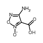 CAS 登录号：300586-80-5， 4-氨基-1,2,5-恶二唑-3-羧酸2-氧化物