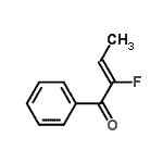 CAS 登录号：30073-65-5， (2Z)-2-氟-1-苯基-2-丁烯-1-酮
