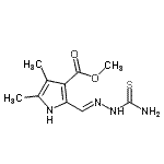 CAS#: 300733-18-0, Methyl 2-[(E)-(Carbamothioylhydrazono)Methyl]-4,5-Dimethyl-1H-Pyrrole-3-Carboxylate