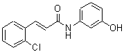 CAS#: 300825-48-3, (2E)-3-(2-Chlorophenyl)-N-(3-Hydroxyphenyl)Acrylamide