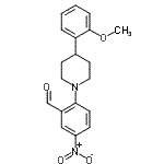 CAS 登录号：301134-94-1， 2-[4-(2-甲氧基苯基)-1-哌啶基]-5-硝基苯甲醛