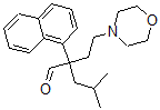 CAS 登录号：30120-90-2， 4-甲基-2-(2-吗啉-4-基乙基)-2-萘-1-基戊醛