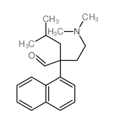 CAS 登录号：30120-98-0， 2-(2-二甲基氨基乙基)-4-甲基-2-萘-1-基戊醛