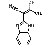 CAS#: 301312-88-9, (2E)-2-(1H-Benzimidazol-2-Yl)-3-Hydroxy-2-Butenenitrile