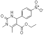 CAS#: 301319-39-1, Ethyl 1,6-Dimethyl-4-(4-Nitrophenyl)-2-Oxo-1,2,3,4-Tetrahydro-5-Pyrimidinecarboxylate