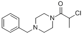 CAS 登录号：301334-99-6， 1-(4-苄基哌嗪基)-2-氯丙-1-酮