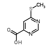 CAS#: 301342-78-9, 6-(Methylsulfanyl)-4-Pyrimidinecarboxylic Acid