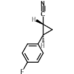 CAS#: 301861-15-4, (1R,2R)-2-(4-Fluorophenyl)Cyclopropanecarbonitrile