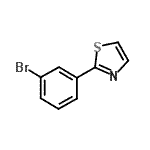 CAS#: 30216-47-8, 2-(3-Bromophenyl)Thiazole