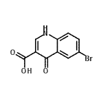 CAS#: 302553-00-0, 6-Bromo-4-Hydroxy-3-Quinolinecarboxylic Acid
