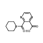 CAS#: 302560-90-3, 3-(1-Piperidinylcarbonyl)-2-Pyrazinecarboxylic Acid