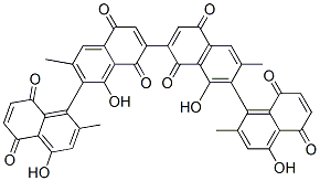 CAS#: 30276-87-0, 8-Hydroxy-2-[8-Hydroxy-7-(4-Hydroxy-2-Methyl-5,8-Dioxonaphthalen-1-Yl)-6-Methyl-1,4-Dioxonaphthalen-2-Yl]-7-(4-Hydroxy-2-Methyl-5,8-Dioxonaphthalen-1-Yl)-6-Methylnaphthalene-1,4-Dione