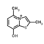 CAS#: 30276-97-2, 8-Hydroxy-2,5-Dimethyl[1,3]Thiazolo[3,2-a]Pyridin-4-Ium