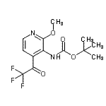 CAS#: 302934-00-5, 2-Methyl-2-Propanyl [2-Methoxy-4-(Trifluoroacetyl)-3-Pyridinyl]Carbamate