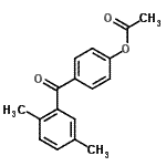 CAS#: 303098-84-2, 4-(2,5-Dimethylbenzoyl)Phenyl Acetate