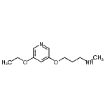 CAS#: 303104-61-2, 3-[(5-Ethoxy-3-Pyridinyl)Oxy]-N-Methyl-1-Propanamine