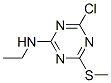 CAS#: 30357-95-0, 4-Chloro-N-Ethyl-6-Methylsulfanyl-1,3,5-Triazin-2-Amine