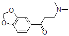 CAS 登录号：30418-50-9， 1-(1,3-苯并二氧戊环-5-基)-3-二甲基氨基丙烷-1-酮