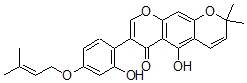 CAS#: 30431-67-5, 5-Hydroxy-3-[2-Hydroxy-4-(3-Methylbut-2-Enoxy)Phenyl]-8,8-Dimethylpyrano[5,6-g]Chromen-4-One