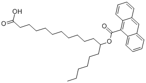 CAS 登录号：30536-60-8， (+-)-12-(9-萘甲酰氧基)硬脂酸