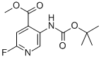 CAS#: 305371-15-7, Methyl 5-(Tert-Butoxycarbonylamino)-2-Fluoroisonicotinate