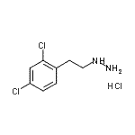 CAS#: 30595-57-4, [2-(2,4-Dichlorophenyl)Ethyl]Hydrazine Hydrochloride (1:1)