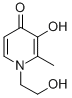 CAS 登录号：30652-21-2， 3-羟基-1-(2-羟基乙基)-2-甲基吡啶-4-酮