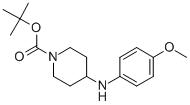 CAS 登录号：306934-84-9， 4-(4-甲氧基苯胺基)四氢-1(2H)-吡啶羧酸叔丁酯