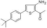 CAS#: 306935-12-6, 1-{3-Amino-5-[4-(Tert-Butyl)Phenyl]-2-Thienyl}Ethan-1-One