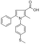 CAS#: 306936-46-9, 2-Methyl-1-[4-(Methylthio)Phenyl]-5-Phenyl-1H-Pyrrole-3-Carboxylic Acid