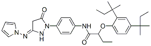 CAS#: 30707-78-9, 2-[2,4-Bis(1,1-Dimethylpropyl)Phenoxy]-N-[4-(4,5-Dihydro-5-Oxo-3-Pyrrolizino-1H-Pyrazole-1-Yl)Phenyl]Butanamide