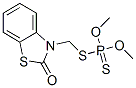CAS 登录号：30725-72-5， 二硫代磷酸O,O-二甲基S-(2-氧代苯并噻唑-3(2H)-基甲基)酯