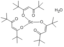CAS#: 307532-33-8, Scandium(III) tris(2,2,6,6-tetramethyl-3,5-heptanedionate) hydrate
