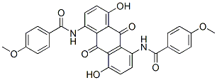 CAS#: 3076-87-7, N-[4,8-Dihydroxy-5-[(4-Methoxybenzoyl)Amino]-9,10-Dioxoanthracen-1-Yl]-4-Methoxybenzamide