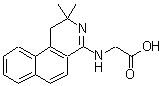 CAS 登录号：307924-32-9， N-(2,2-二甲基-1,2-二氢苯并[f]异喹啉-4-基)甘氨酸