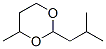 CAS 登录号：3080-75-9， 4-甲基-2-(2-甲基丙基)-1,3-二恶烷