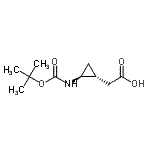 CAS#: 308266-57-1, [(1R,2S)-2-({[(2-Methyl-2-Propanyl)Oxy]Carbonyl}Amino)Cyclopropyl]Acetic Acid