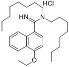 CAS 登录号：30832-59-8， 4-乙氧基-N,N-二辛基萘-1-甲脒盐酸盐