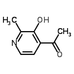 CAS 登录号：30842-04-7， 1-(3-羟基-2-甲基-4-吡啶基)乙酮