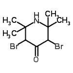 CAS#: 31084-42-1, 3,5-Dibromo-2,2,6,6-Tetramethyl-4-Oxo-1-Piperidinyl