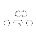 CAS#: 31085-55-9, 2-(1-Naphthyl)-4-(1-Piperidinyl)-2-[2-(1-Piperidinyl)Ethyl]Butanal